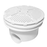 Dispositivo Para Piscina Dreno De Fundo Grande Anti - Turbilhão Abs - Brustec