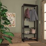 Módulo para Closet 1 Cabideiro 3 Prateleiras Yes Nova Mobile