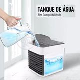 Mini Ar Condicionado Umidificador Portátil Air Cooler 3 Vel