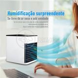 Mini Ar Condicionado Umidificador Portátil Air Cooler 3 Vel