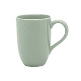 Caneca Em Cerâmica Flat Cinza Esverdeado 350ml Oxford