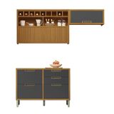 Cozinha 3 Peças Nesher Imperatriz 100% Mdf