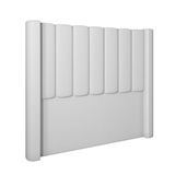 Cabeceira Para Cama Box Casal 140 Cm Rania Corino Branco I02 - D&#39;rossi