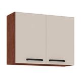 Armário Suspenso Com 2 Portas Tucson Nogueira Off White