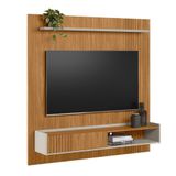 Painel Para Tv De 65 Polegadas Frisado Vigo Nature Off-white