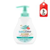 Kit C/03 Dove Hidratação Sensível Sabonete Líquido Infantil Da Cabeça Aos Pés 200ml