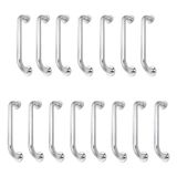 Alça De Apoio Inox Kit 15 Unidades Barra 30cm Segurança Suporte Idoso Gestante Criança Box Banheiro