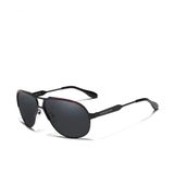 Óculos De Sol Masculino Polarizados Design Piloto N7725 - Preto
