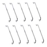 Alça Apoio 70cm Barra Suporte Kit 10 Uni Anti Queda Idoso Gestante Cadeirante Deficiente Banheiro Inox Box Escada