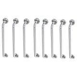 Alça De Apoio Inox Barra 60cm Kit 8 Unidades Criança Idoso Anti Queda Segurança Banheiro Resistente