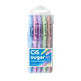 Caneta Esferográfica Cis Sugar RT 1.0 Estojo com 5 Unidades