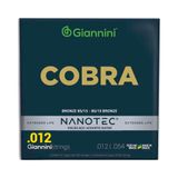 Corda P/ Violão Aço Giannini Nanotec Cobra Pn 12/54 - Ec0562