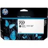 Cartucho Hp Plotter 727 - Preto Fosco 130ml - B3p22a