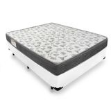 Cama Box Casal + Colchão De Espuma D33 - Ortobom - Iso 100 138cm Branco