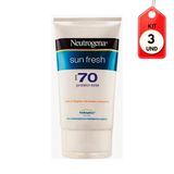 Kit C/03 Neutrogena Sun Fresh Fps70 Protetor Solar Aerosol 180ml