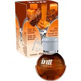 Intt Fruit Sexy - Gel Beijável Corporal Que Esquenta - 40 Ml | Sabor: Doce De Leite Com Brownie