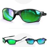 Oculos Sol Juliet Lupa Mandrake Masculino Proteção Uv Verde Armação Preta Presente Casual