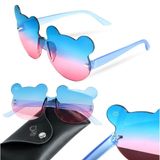 Oculos Sol Infantil Menina Minie Criança Proteção Uv + Case Presente Azul Criança Menina