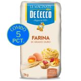 Kit Com 5pct Farinha Di Grano Duro De Cecco 1 Kg Itália