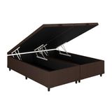 Cama Box Baú King Universal Courano Brown (193x203x35) - Costa Rica