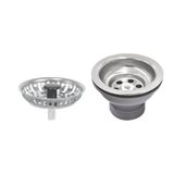 Válvula Econômica Para Pias Cubas E Tanques 3 1-2&quot; Sem Escape Em Aço Inox E Polipropileno
