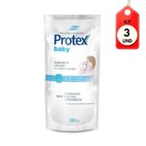 Kit C-03 Protex Baby Sabonete Líquido Proteção Delicada Refil 380ml