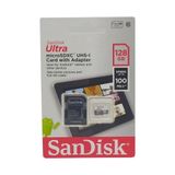 Cartão De Memoria 128gb Micro Sd Ultra 100mb/s C10 Sandisk