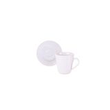 Conjunto Xícara Pires Café Tramontina Nexus Porcelana 70ml Tramontina