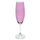 Taça de Champanhe em Cristal 220ml   Lilas