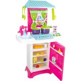 Cozinha Infantil Grande Completa Brinquedo Pia Sai Água