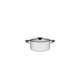 Caçarola Rasa Tramontina Solar Silicone Em Aço Inox Com Fundo Triplo 20 Cm 2,9 L Tramontina