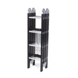Escada Articulada 4x4 16 Degraus Preto Black Edition