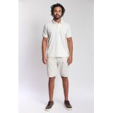 Bermuda Masculina Sarja Slim Paco Rustic Polo Wear Casca De Ovo