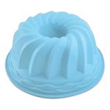 Forma De Bolo 23x10,5cm Silicone N240100-2 Azul Cl - Quanhe