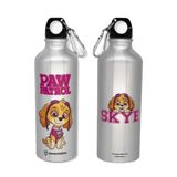 Garrafa Alumínio Mosquetão Skye Patrulha Canina 500 Ml Zona