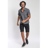 Bermuda Masculina Slim Beline Black Basic Polo Wear Preto