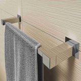 Porta Toalha De Banheiro 30cm Aço Inox 304 Alto Brilho [q-t30]