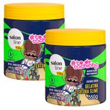 Kit Gelatina Salon Line To De Cacho Mãe E Filha 550g - 2 Unidades