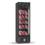 Expositor Vertical Para Carnes Refrimate 400 Litros Porta Vidro Preto 220v Vcca400pvb