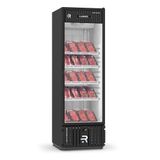 Expositor Vertical Para Carnes Refrimate 570 Litros Porta Vidro Preto E Branco 220v Vcca570pv