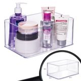Organizador De Plástico Acrílico 21,9 X 14,6 X 10,6 Cm H2 Plasutil Ref.15483