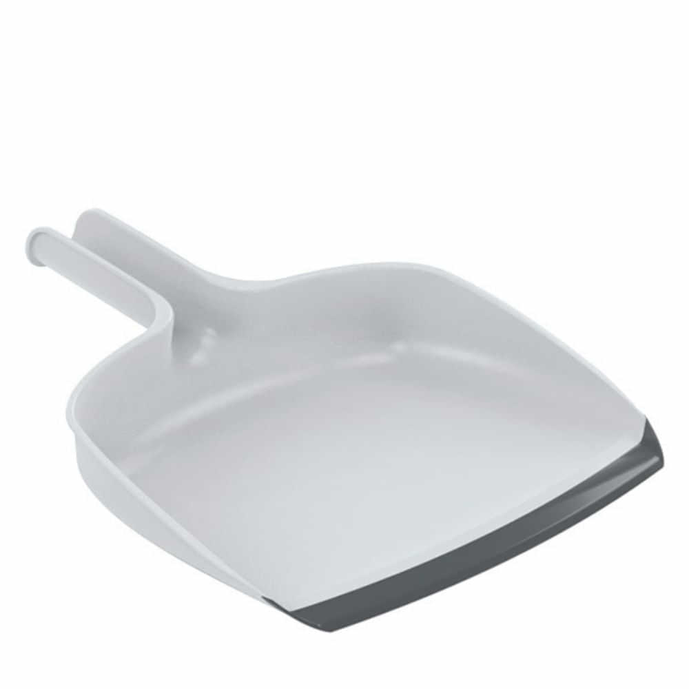 Pá De Lixo Com Borracha Cinza Plasutil Ref.14881