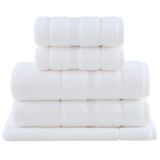 Jogo De Toalhas De Banho Com 05 Peças Vison Dual Air Branco - Buddemeyer