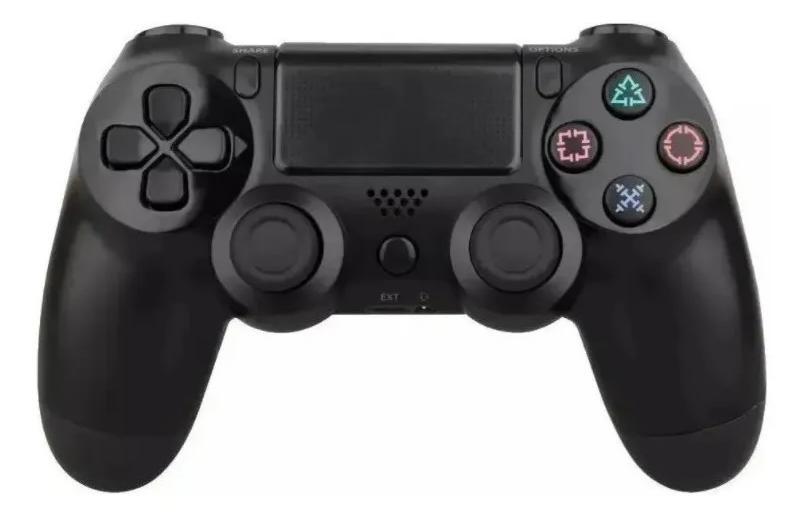 Controle Ps4 Preto Com Bluetooth Para Console E Video Game