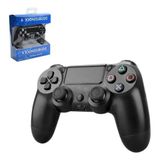 Controle Ps4 Preto Com Bluetooth Para Pc E Video Game