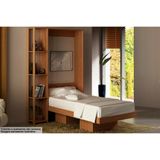 Cama Solteiro Multifuncional Articulada Dobrável Cm8013 Amêndoa - Tecno Mobili