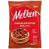 Chocolate em pó 50 porcento Harald 1,05kg Melken