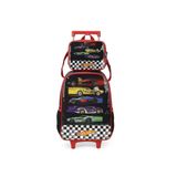 Mochila De Rodinhas E Lancheira Hot Wheels Preto Luxcel