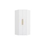 Guarda-roupa De Canto 2 Portas Kappesberg Adapt Branco