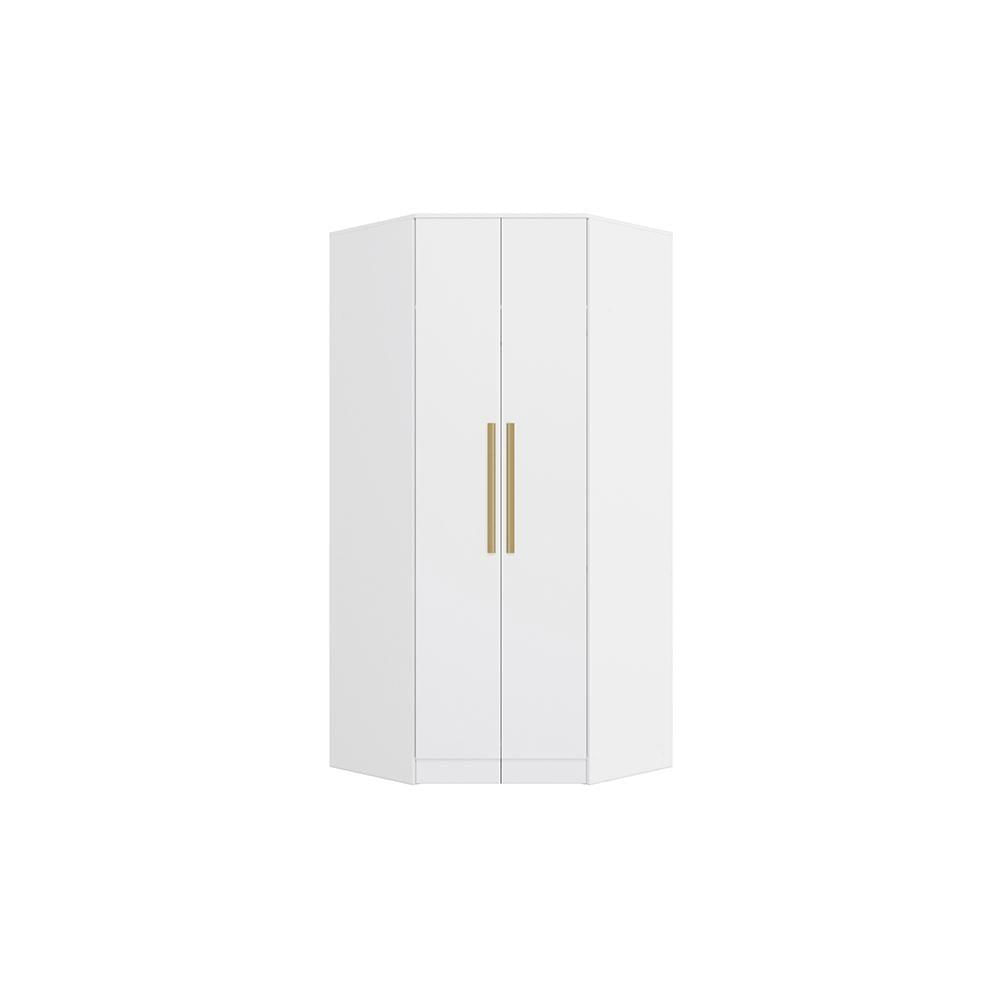 Guarda-roupa De Canto 2 Portas Kappesberg Adapt Branco